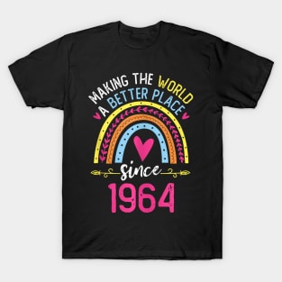 Making The World A Better Place Since 1964 60Th Birthday T-Shirt